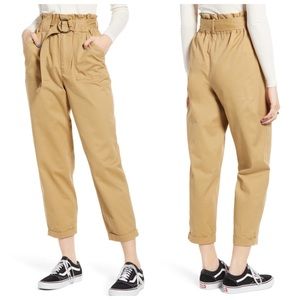 NEW Ten Sixty Sherman Paper Bag Tapered Pants XL